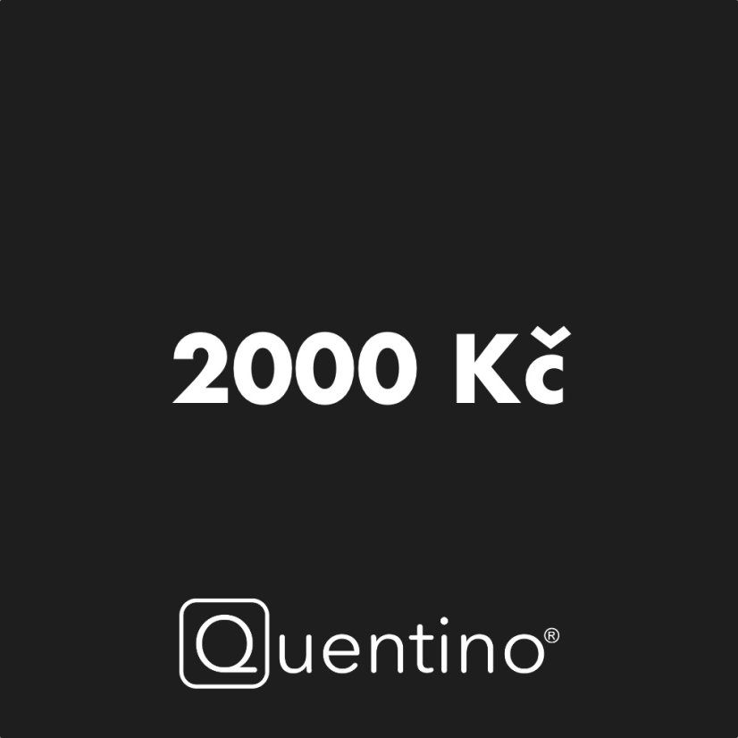 Dárkový poukaz na 2000 Kč