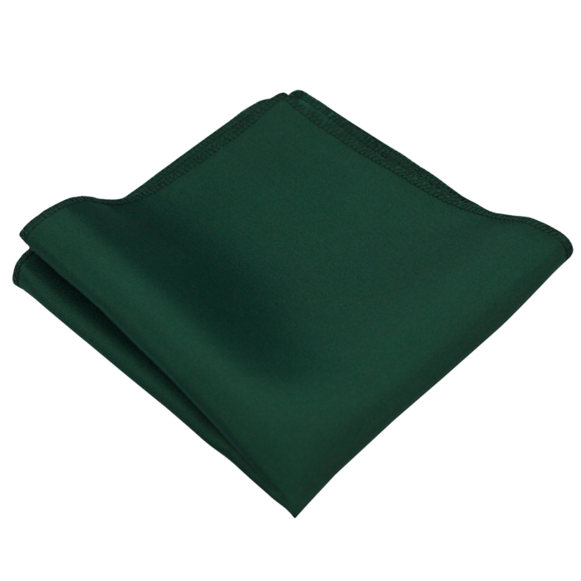 Smaragdově zelený pánský kapesníček mat/lesk