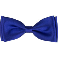 Královsky modrý pánský motýlek lesklý