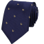 Dark blue men's tie DUCKS