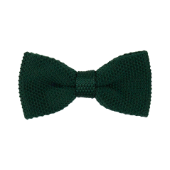 Smaragdově zelený dětský pletený motýlek