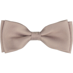 Tmavě pudrový pánský motýlek matný