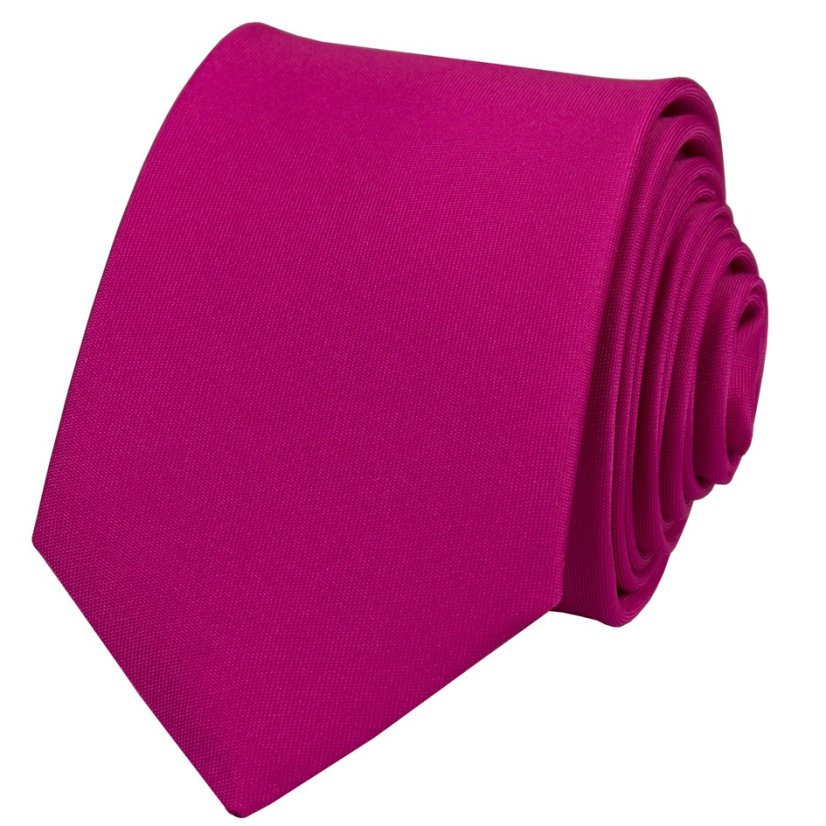 Karmínově růžová (magenta) pánská kravata Karmínově růžová (magenta) pánská kravata