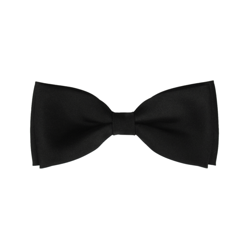 Černý dětský motýlek matný