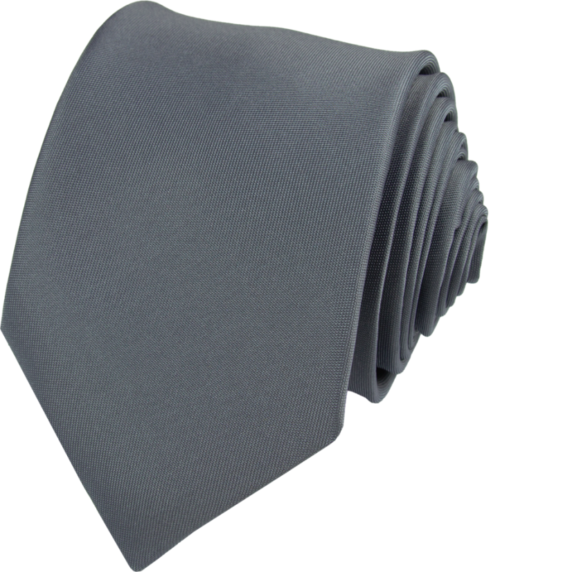 Šedá pánská kravata