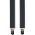 Dark Grey Men's Suspenders