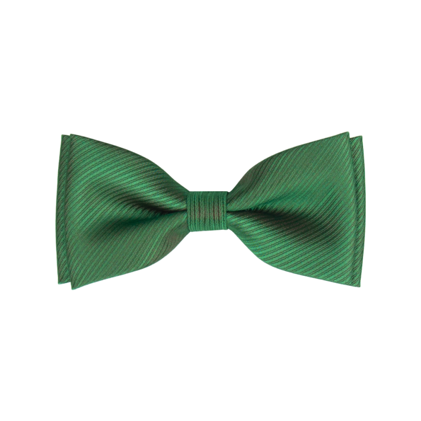 Zelený dětský motýlek s metalickým odleskem