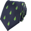 Dark Navy Men's Necktie CHRISTMAS
