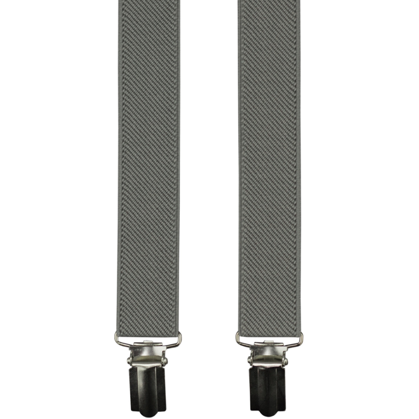 Šedé dětské kšandy - Dĺžka: 70cm (pro děti do 130cm)