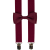 Wine Red Children's Suspenders with Bow Tie