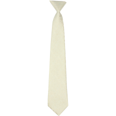 Smetanová dětská kravata s ornamentálním vzorem