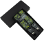 Black Men's Wide Suspenders with Paisley Pattern and Genuine Black Leather