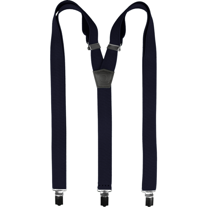 Dark Navy Children's Suspenders - Length: 80cm (pro děti do 150cm)