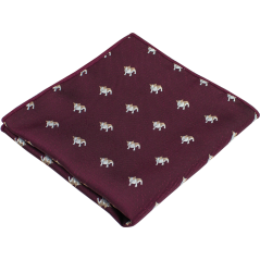 Bordó pánský kapesníček BULDOČCI