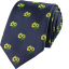 Dark Blue Men's Necktie SUNFLOWER