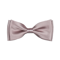 Tmavě starorůžový dětský motýlek lesklý