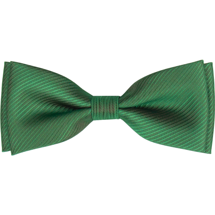 Green Men's Bow Tie with Metallic Sheen