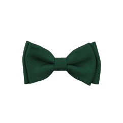 Smaragdově zelený dětský MINI motýlek matný