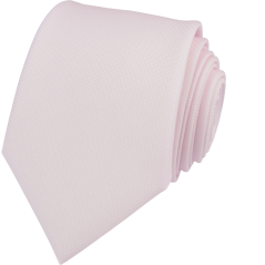 Světlounce růžová (blush pink) pánská kravata