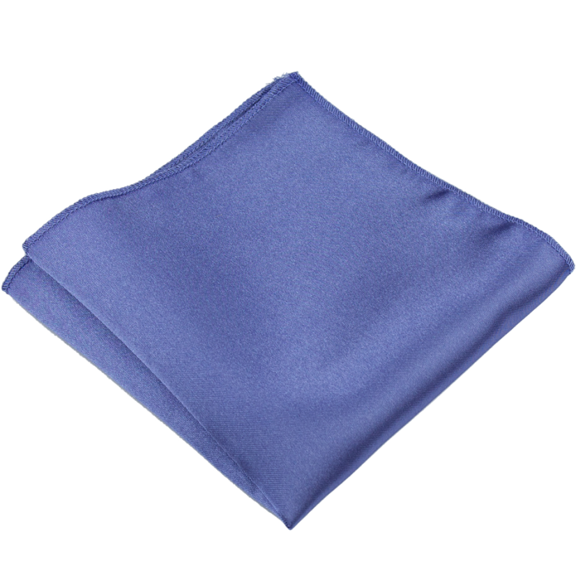 Modrý denim pánský kapesníček mat/lesk