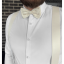 Cream (Ecru) Men's Accessory Set with Floral Pattern – Suspenders and Bow Tie