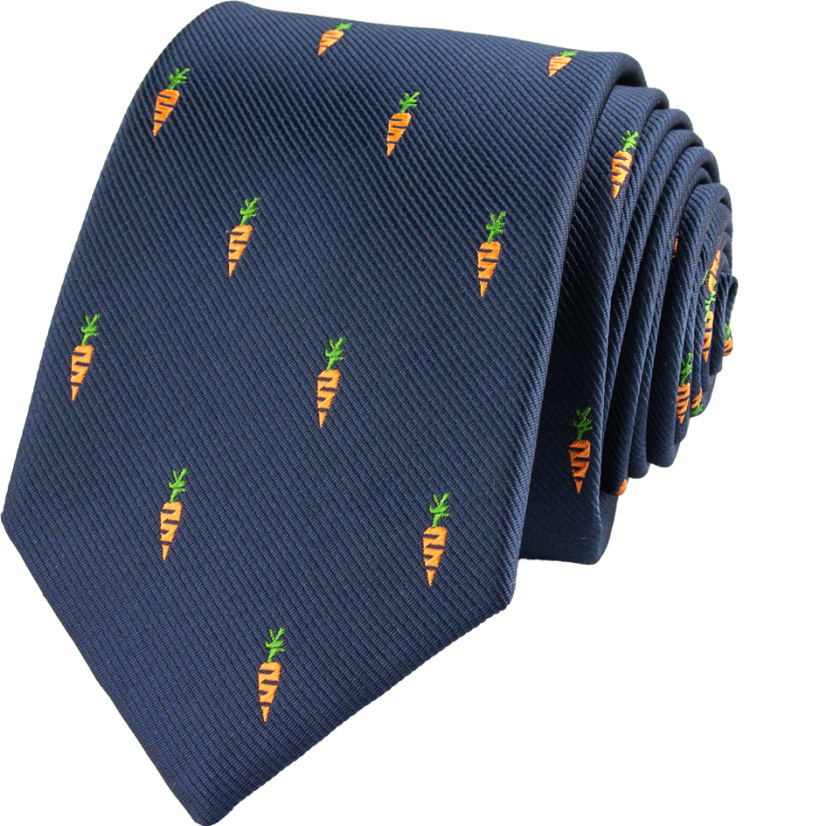 Tmavě modrá pánská kravata MRKEV