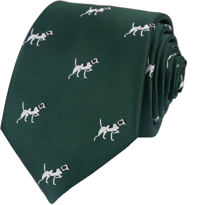 Smaragdově zelená pánská kravata PEJSEK