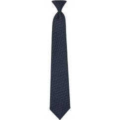 Dark Navy Children's Necktie with Delicate Polka Dots
