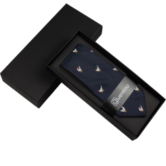 Dark blue men's tie HEN