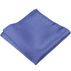 Modrý denim pánský kapesníček mat/lesk