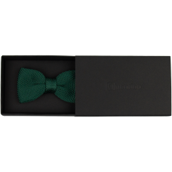 Smaragdově zelený dětský pletený motýlek