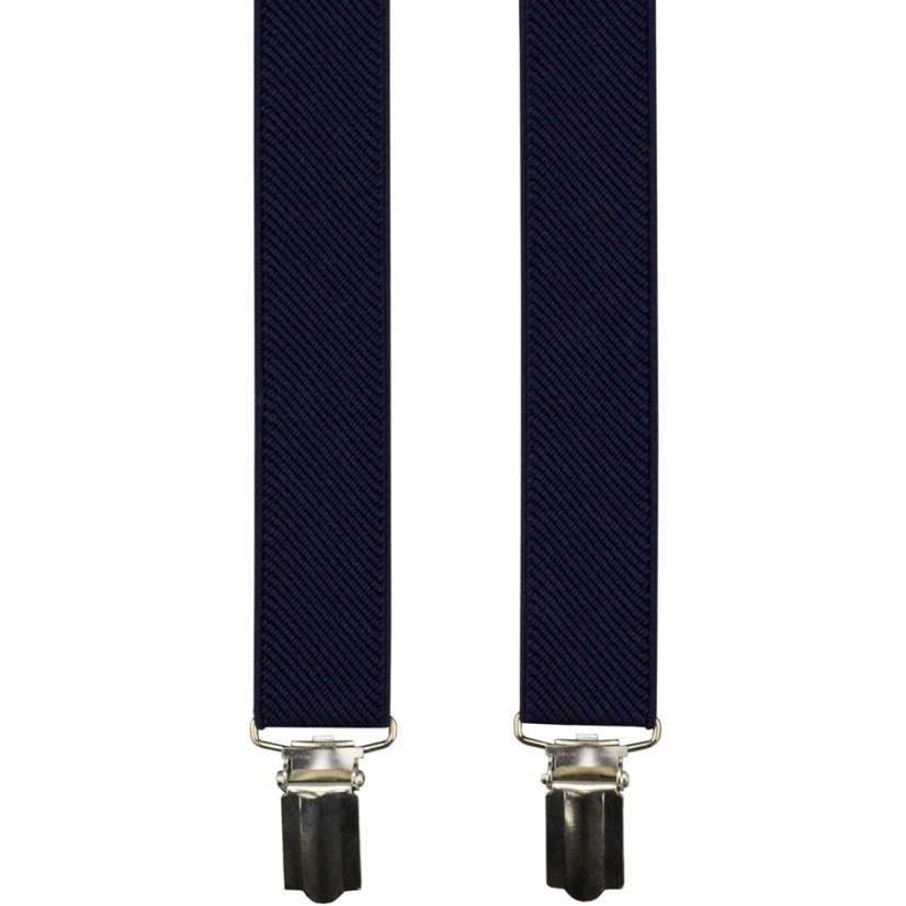 Tmavě modré dětské kšandy - Length: 60cm (pro děti do 110cm)