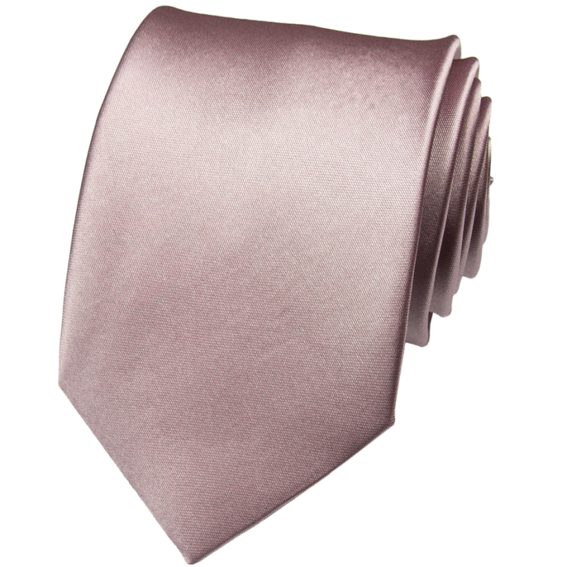 Dark Dusty Pink Men's Necktie Glossy