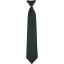 Dark Grey Children's Matte Necktie