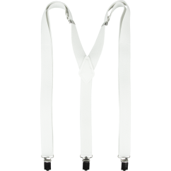 Bílé pánské kšandy