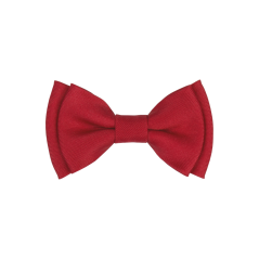 Červený dětský motýlek matný