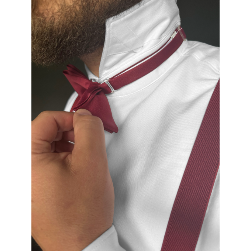 Wine Red Men's Bow Tie