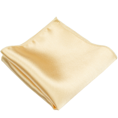 Béžovo zlatý pánský kapesníček mat/lesk