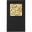 Light Beige Men's Pocket Square with Yellow-Orange Flowers