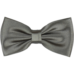 Grafitově šedý pánský motýlek lesklý