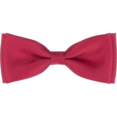 Malinově červený pánský motýlek matný