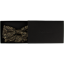 Dark Brown Men's Bow Tie with Gold Paisley Pattern