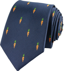 Tmavě modrá pánská kravata MRKEV