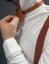 Brick Red Men's Suspenders with Bow Tie