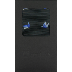 Černý pánský kapesníček KOROPTEV