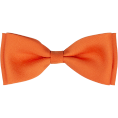 Oranžový pánský motýlek matný