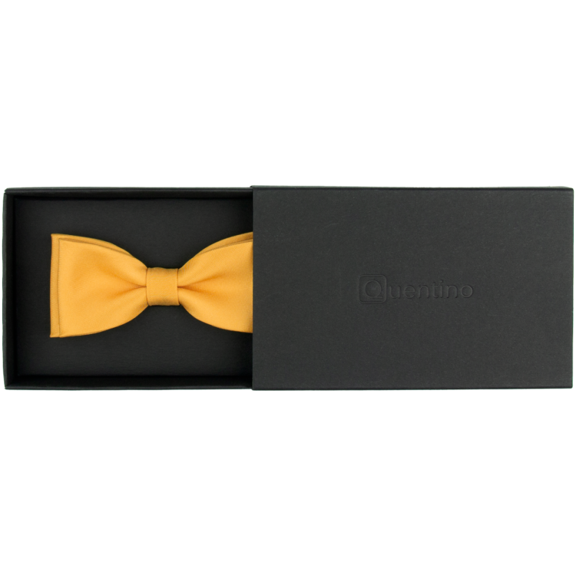 Hořčicově žlutý dětský motýlek matný