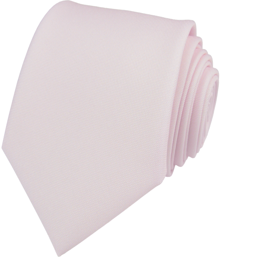 Světlounce růžová (blush pink) pánská kravata