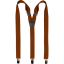 Brick Red Men's Suspenders - Length: 120cm