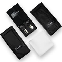 Black Men's Accessory Set